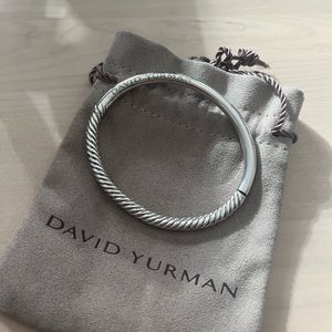 David Yurman sculpted cable smooth bracelet